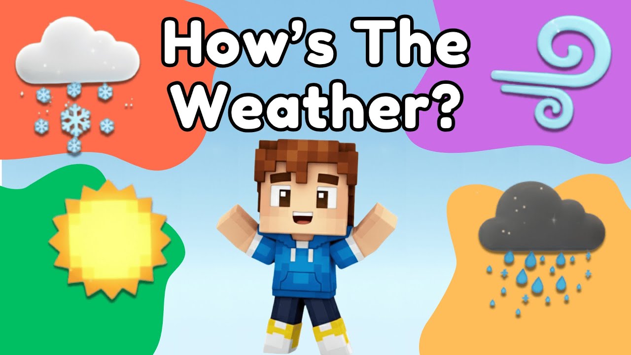 Weather Song for Kids | How's The Weather? | Sunny, Rainy, Cloudy ...