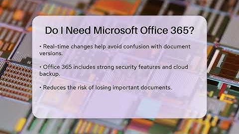 Do I Need Microsoft Office 365? - Talking Tech Trends