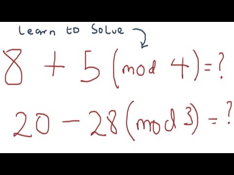 Modular arithmetic - Addition and subtraction