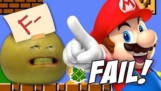 Super Mario Bros Fail - Lets Play Annoying Orange Wgfruit