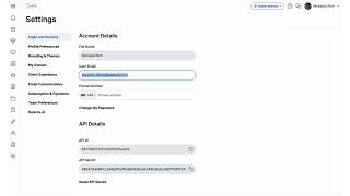 Quick Actions   Update Email