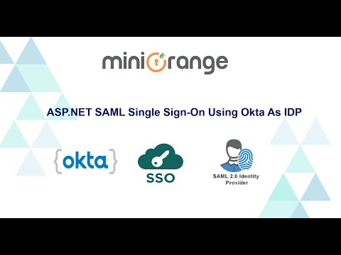 ASP.NET SAML Single Sign On (SSO) using Okta as IDP | ASP.NET Okta sso