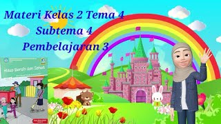 MATERI TEMATIK KELAS 2 SD TEMA 4 SUBTEMA 4 PEMBELAJARAN 3 MATERI TEMATIK KELAS 2 SD TEMA 4 SUBTEMA 4 PEMBELAJARAN 3