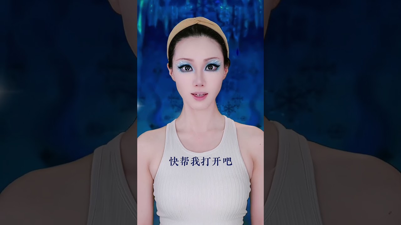 毒娘娘，妳怎能和純淨的冰雪相比？#叶罗丽 #冰公主 #仿妆 #卡点 #原创 #makeup #shorts