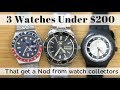 3 Great Value Watches TIMEX SEIKO SWATCH Under $200 that Collectors Love!