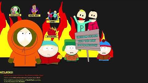 South Park Movie flash website in 1999