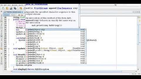 Jdbc Tutorial for Beginners #3: MySQL Update record