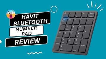 havit Bluetooth Number Pad Wireless Numeric Keypad Numpad Review