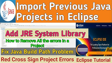 How to Import Java Project in Eclipse | How to Solve Java Build Path Problem in Eclipse | Core Java