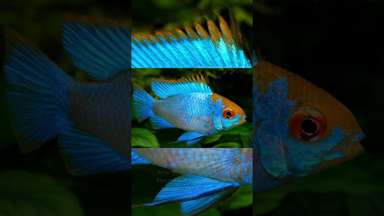 The Electric Blue Ram (Mikrogeophagus Ramirezi) | Amazing Aquatics