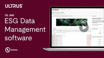 UL 360 Software for ESG Data Management
