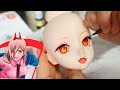【Chainsaw Man】POWER 1/3DOLL HEAD MAKE アニメ『チェンソーマン』パワーちゃんのヘッドメイクしたよ!