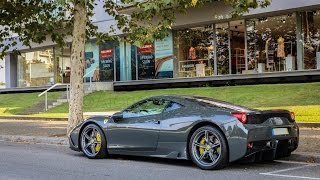 Ferrari 458 speciale - start-up, revs ...