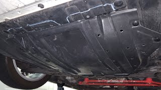 CRZ undertray installed on Honda Fit GE8