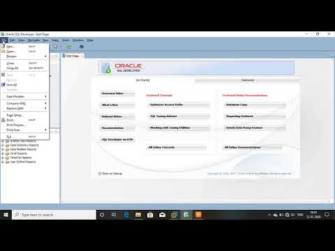 Connecting your Database through SQL DEVELOPER