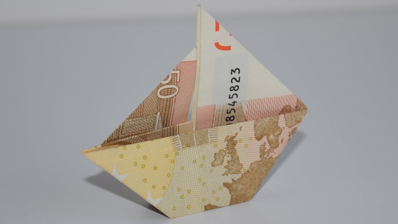 Euro Origami Sailing Ship 50 Euro Easy Tutorials And How To S For Everyone Urbanskills Youtube