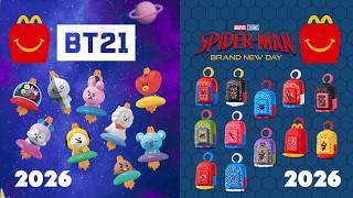Happy Meal McDonald's July 2026 BT21 vs Spiderman Brand New Day