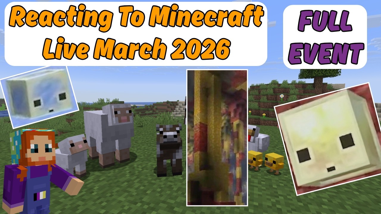 Reacting to Minecraft Live March 2026 - Full Event - YouTube