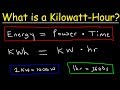 What Is A Kilowatt Hour 