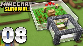 FARM AFK de VILLAGERS no Minecraft Survival!