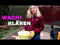 ► Wachs klären nach dem Schmelzen (Blockwachs)