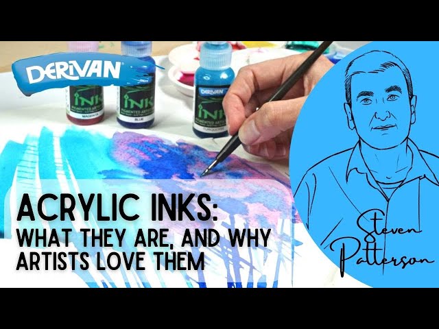 VIDEO: How To Layer Colors - Using Acrylic Inks - Kim Dellow
