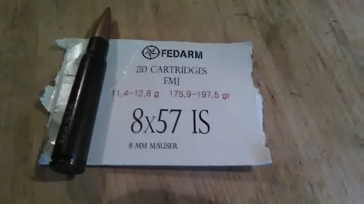 Fedarms 8mm Mauser Unboxing and Range Firing:  Steel Case, Steel Core FMJ
