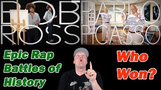 Bob Ross vs Pablo Picasso | Epic Rap Battles of History | A History Teacher Reacts