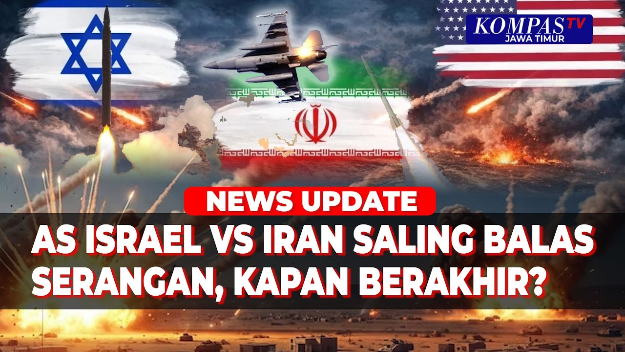 Makin Sengit! Saling Balas Serangan AS Israel vs Iran, Kapan Perang Berakhir?