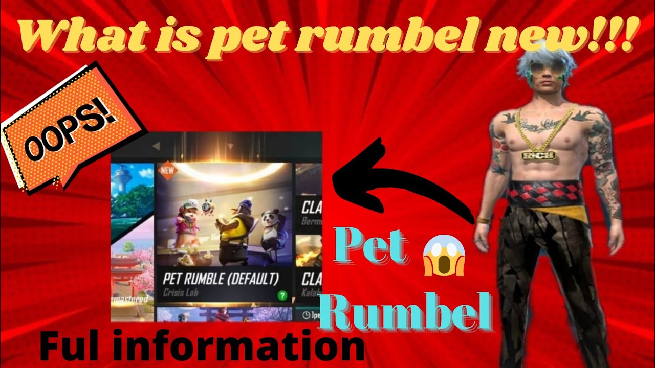 How to play Pet Rumbel ||what is pet rumbel|| Gangstar blaster Gaming ...