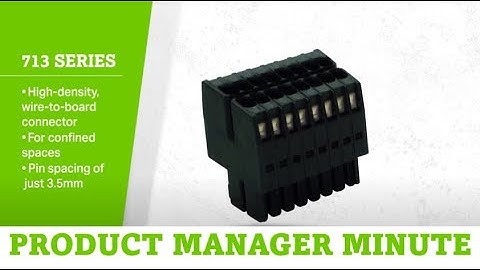 Product Manager Minute: 713 Series MCS Mini