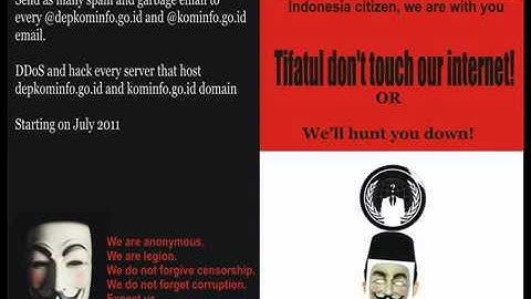 Message from Anonymous  Operation Indonesia by ServerIsDown 404 Indonesian