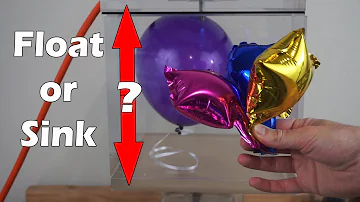 Will Helium Filled Balloons Float or Sink In a Vacuum Chamber?