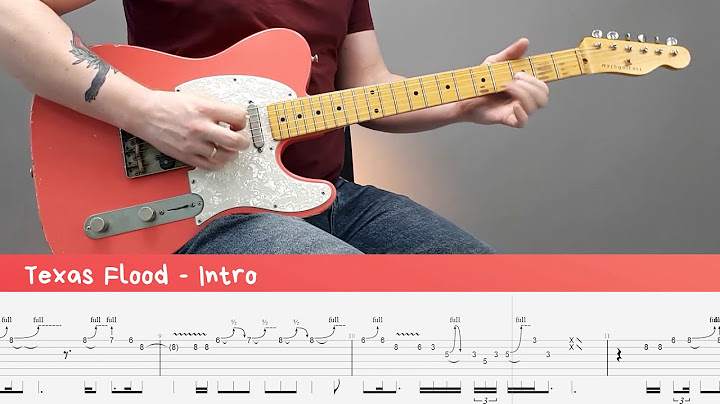 Texas Flood Guitar version - Guitar performance video thumbnail