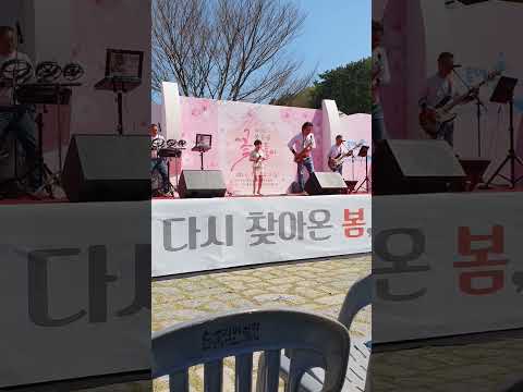 통영 브라더스 섹소폰 연주 봉숫골 벚꽃 축제 230402