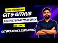 Git &amp; GitHub Complete Practical Guide | Lecture 5 | Branches Explained: Create, Switch &amp; delete.