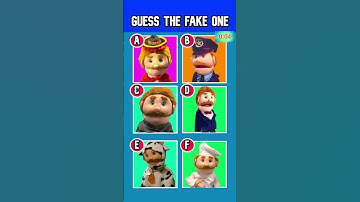 Guess The Fake SML Mr. Goodman #sml #supermariologan #jeffy
