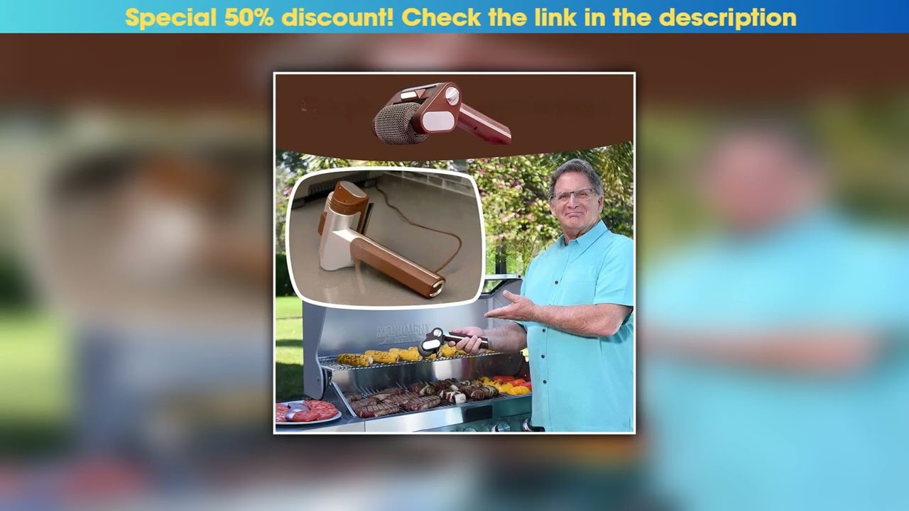 Limited 2025 New Wireless Electric Stainless Steel Roller Grill Cleaner Brush,Replaceable Brush Hea