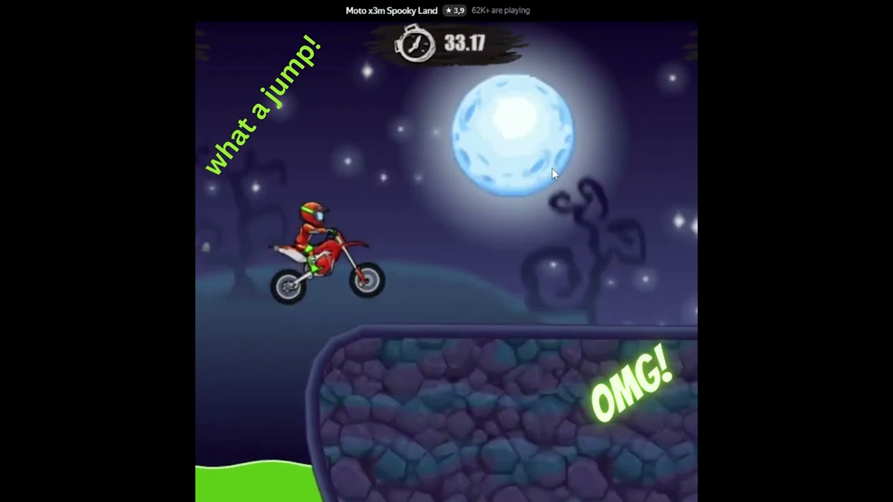 Moto X3M Spooky Land - Free Online Games