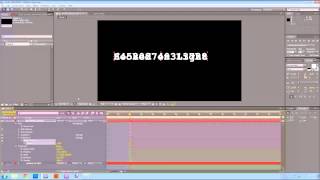 After Effects Numbers-To-Letters Transition Tutorial