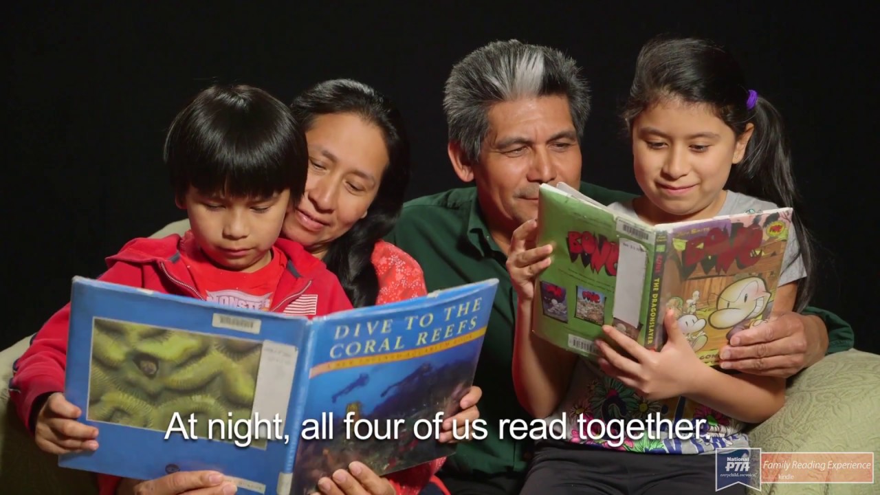 pta family reading experience reading together and learning