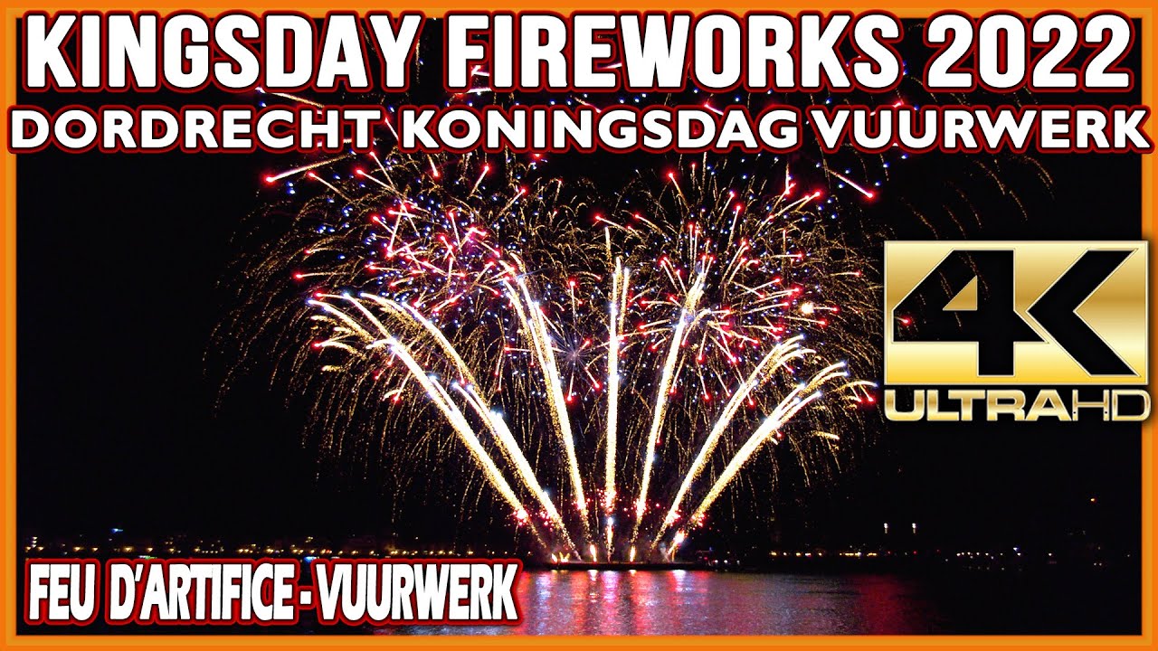 Koningsdag Vuurwerk Dordrecht 2022 - Dutch Firerworks Professional - Feuerwerk  - DFP