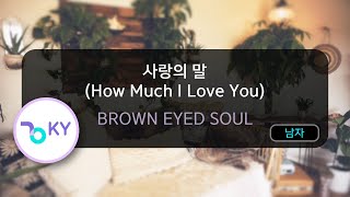 사랑의 말 (How Much I Love You) - BROWN EYED SOUL (KY.78563) / KY KARAOKE