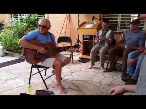 Jimmy Buffett Sings "Margaritaville" in Havana, Cuba