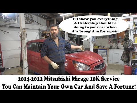 Mitsubishi Mirage Routine Service Video. The Video EVERY Mirage Owner Should Watch. DIY Info.