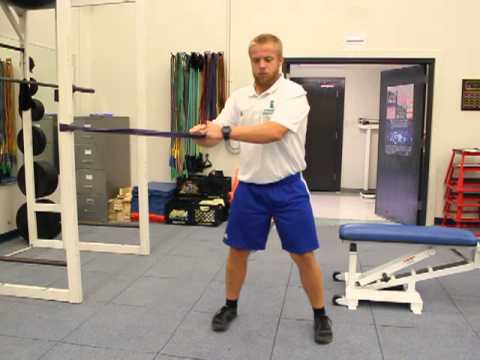 Cross Body Rotation Band Cross Body Rotation - YouTube