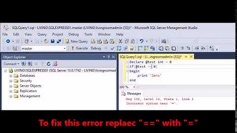MSSQL   Fix Error   Incorrect syntax near 