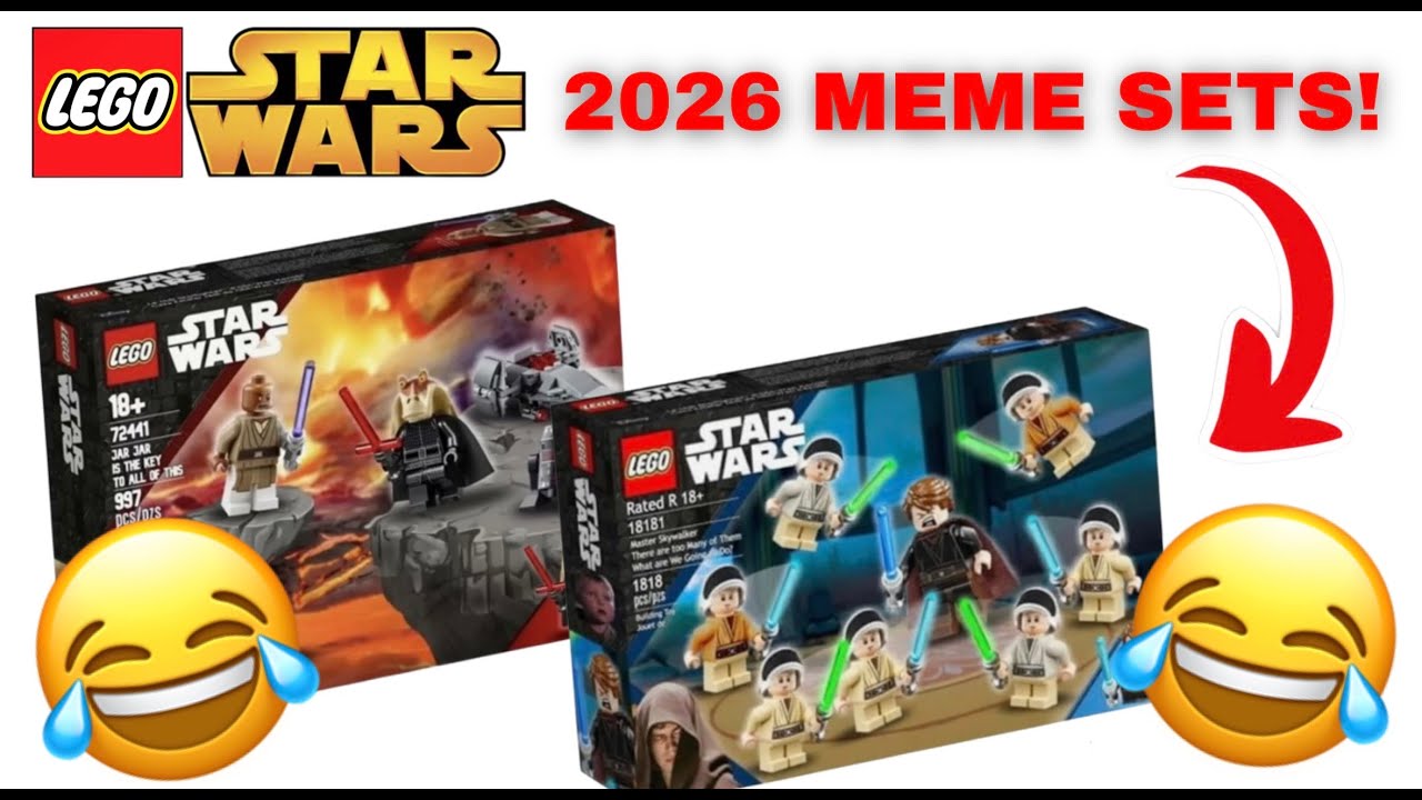 The FUNNIEST LEGO Star Wars Meme Sets!