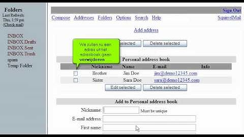 Webmail gebruiken in Direct Admin