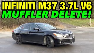 2011 INFINITI M37 3.7L V6 Dual Exhaust w/ MUFFLER DELETE! 2011 Infiniti M37